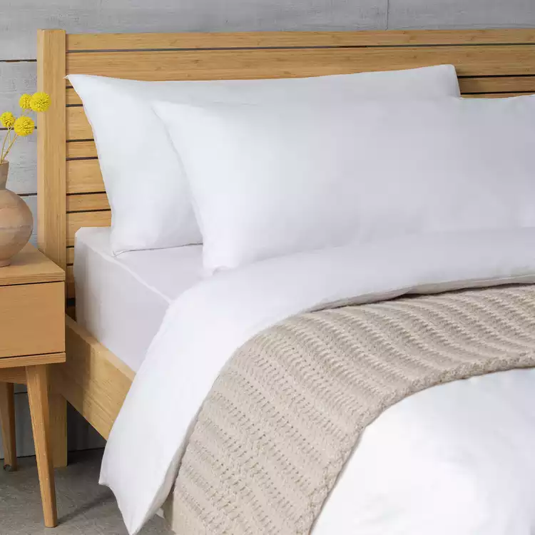 Habitat Cotton Rich King Pillowcase Pair - White