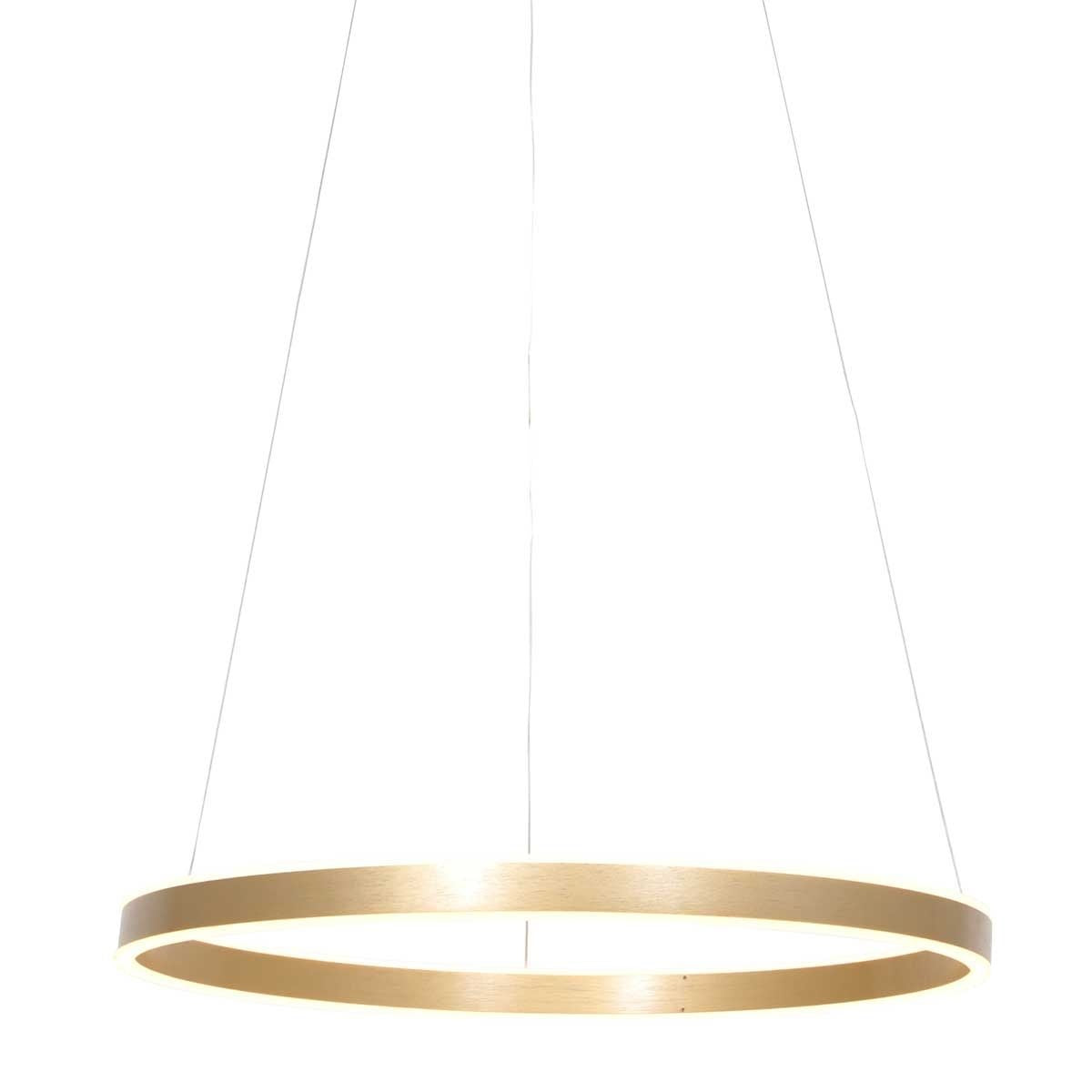 Steinhauer hanglamp Ringlux - 1 lichts - 60x 170 cm - mat goud