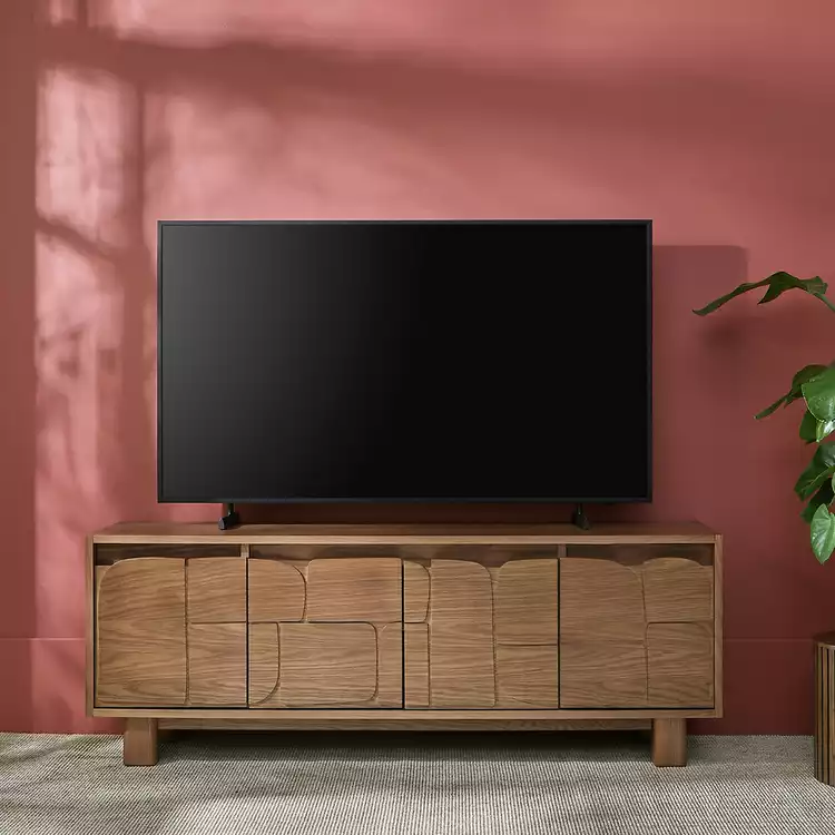 Habitat Eloise Global 4 Door TV Unit - Natural