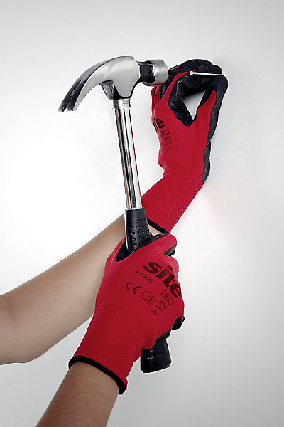 Gants en maille à revêtement latex Site, paquet de 5 - Taille 8 (M)