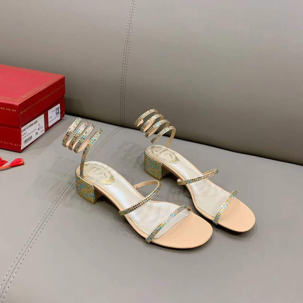 Rene Caovolla Juniper Metallic Sandals