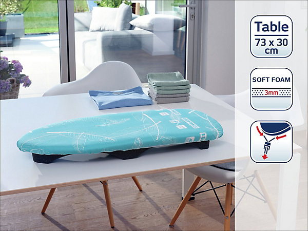 Housse de table à repasser 73 x 30 cm Thermo-Reflect, Leifheit Airboard Table Compact