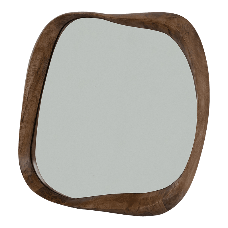 Urban Nature Culture spiegel Shizu in gift pack, M Golden oak - 41.3x5x43cm