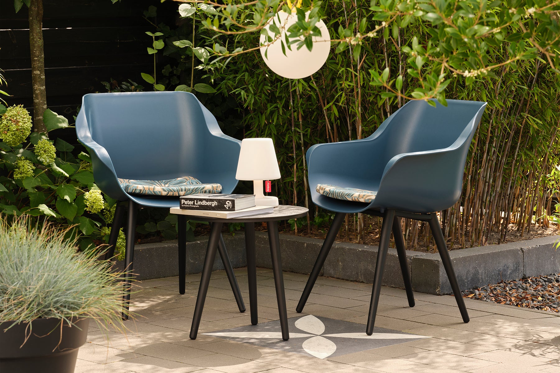 Hartman Sophie Element Tuinstoel - Set van 4 - Steel Blue