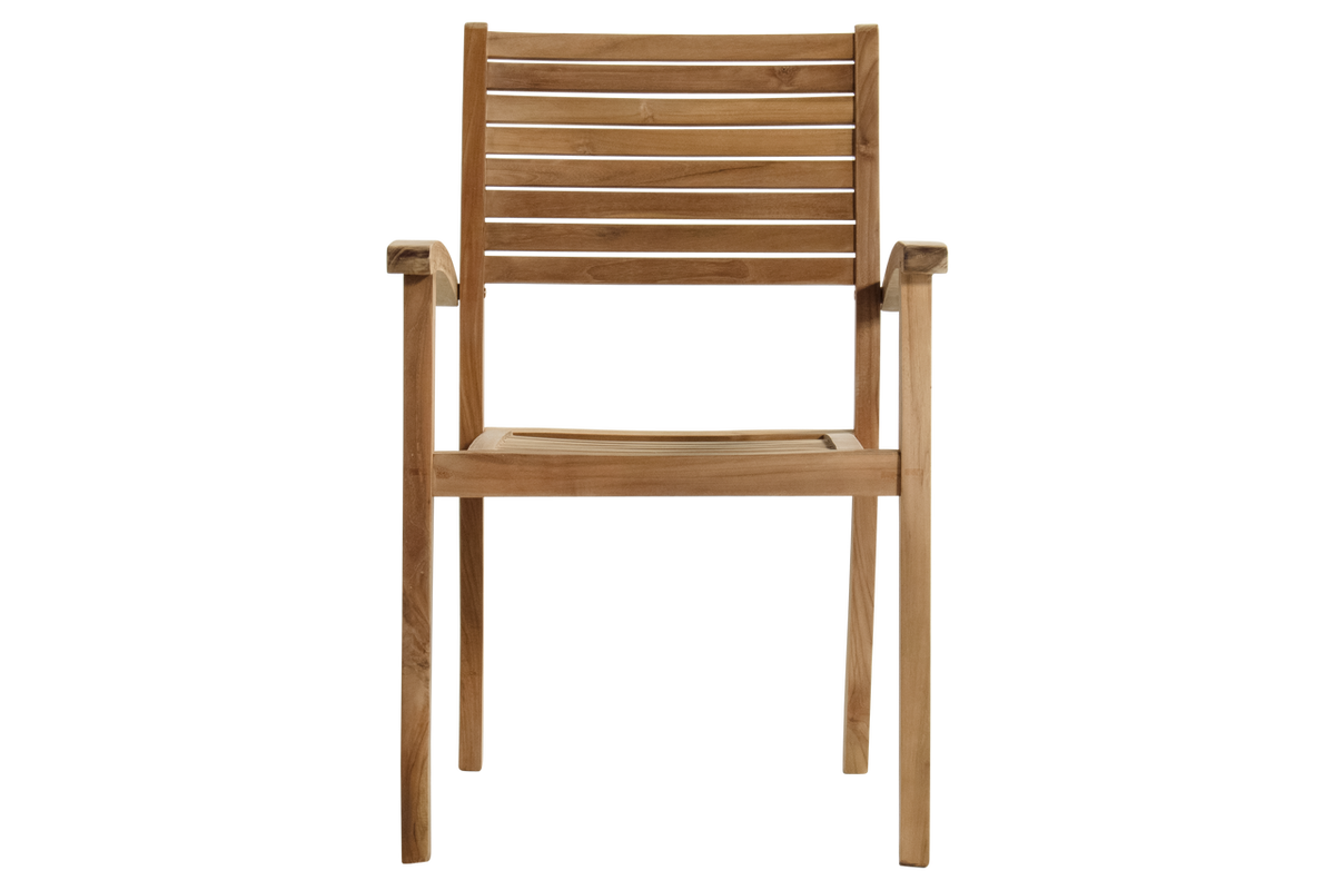 Hartman Tuinstoel Sunderland - Teak Naturel - 60x60x90cm