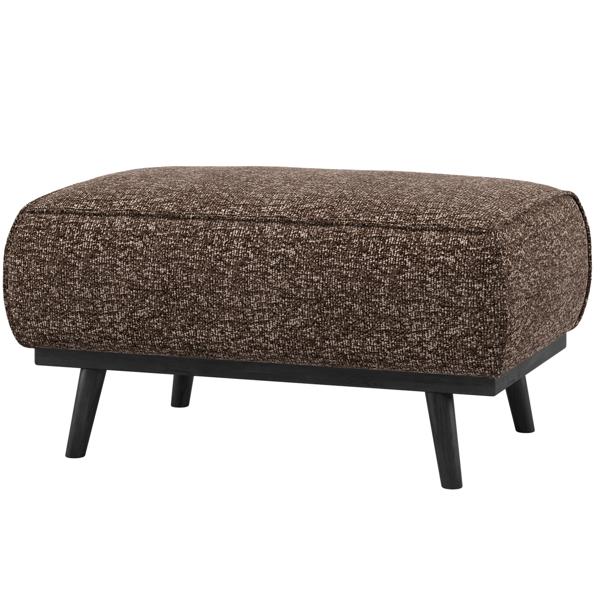 WOOOD hocker Statement - Polyester - Bruin Melange - 40x80x55