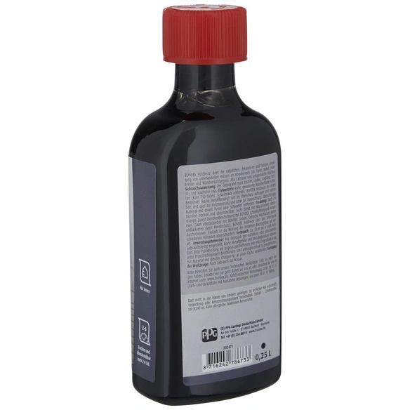 Holzbeize, schwarz, lasierend, 0.25l