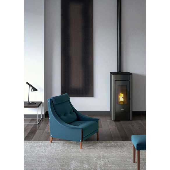 Pelletofen »Indaco 11«, 10,5 kW, Stahl, anthrazit