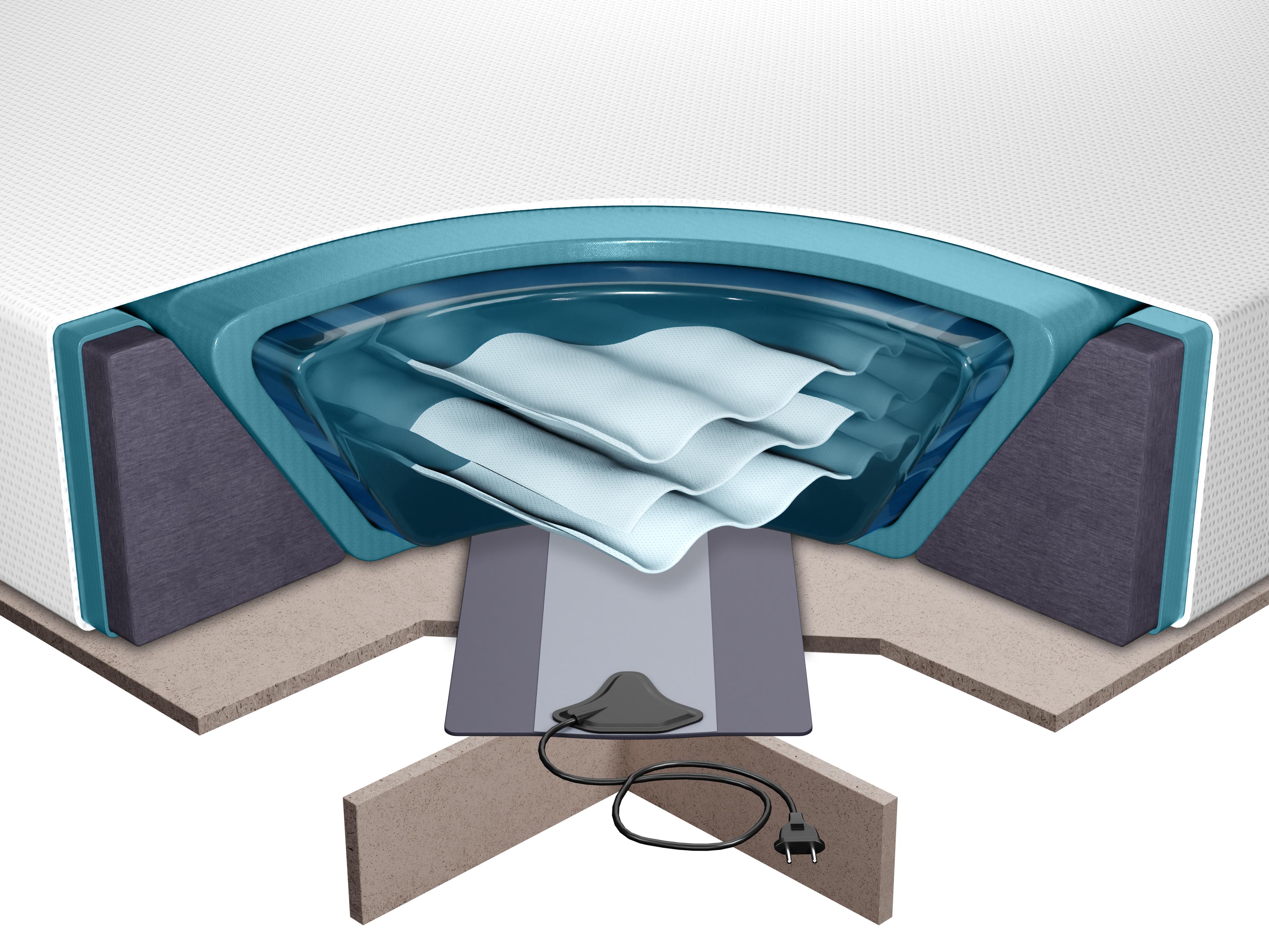 Waterbed Mattress with Accessories and Platform SOLERS 140 x 200 cm (EU Double)