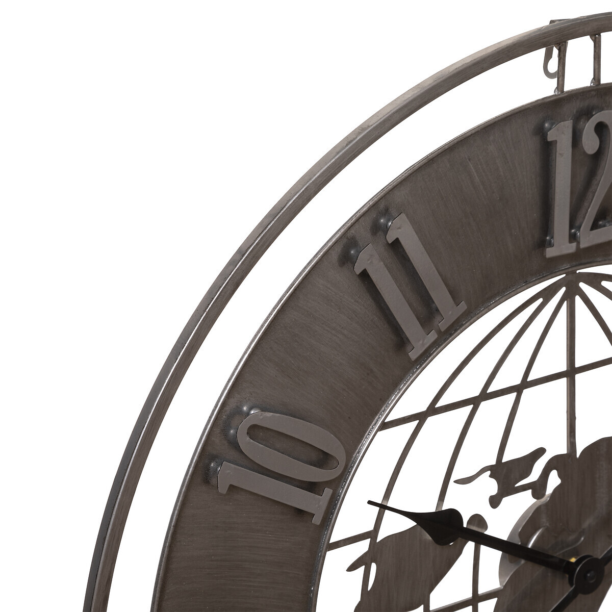 Clock"Isac" Slate grey, D.68 cm