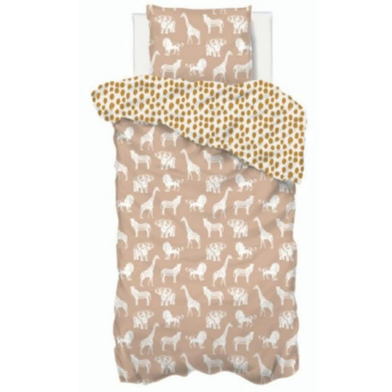 SAVANA - Parure de couette 100% coton 57 fils imprimée 140x200 1 taie