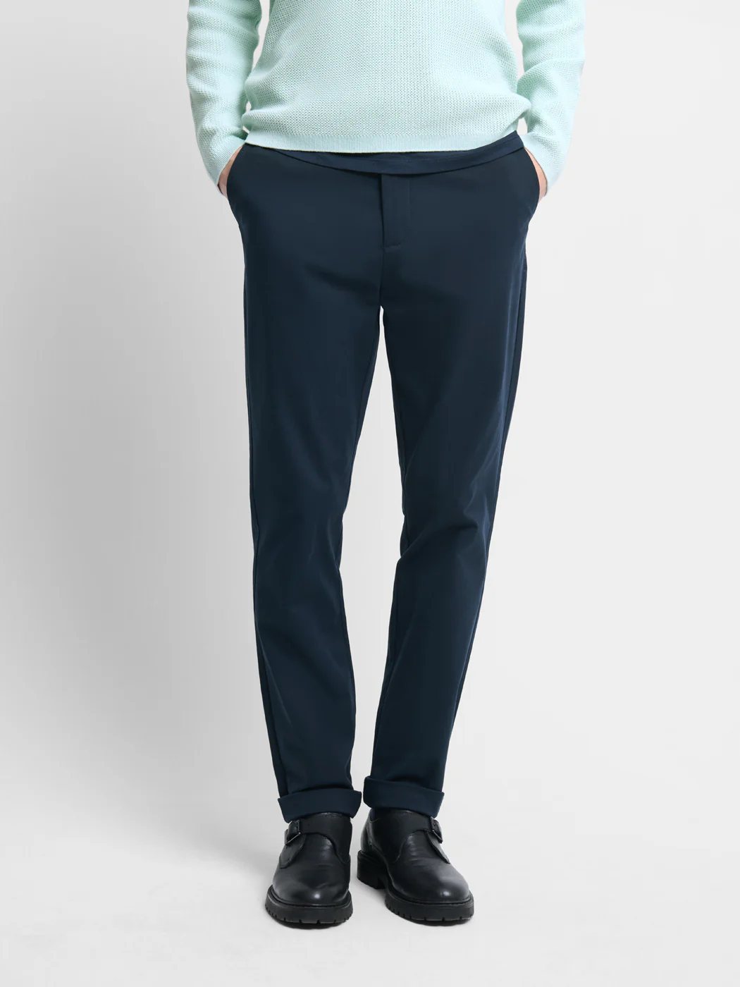 Chino en coton mélangé stretch