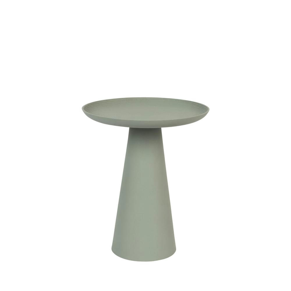 RINGAR - Table d'appoint ronde en aluminium D34,5cm vert