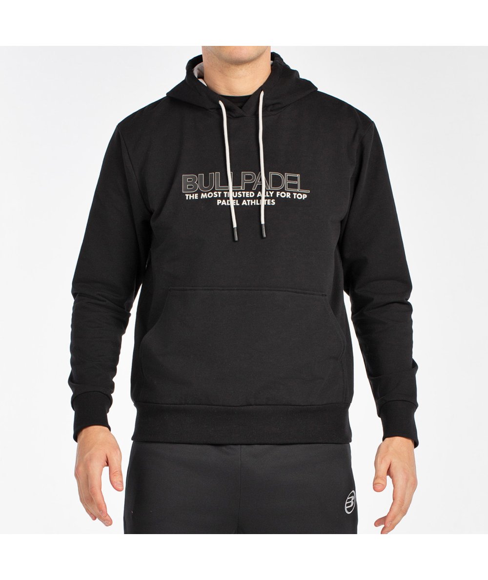 SUDADERA BULLPADEL BOYEN NEGRO
