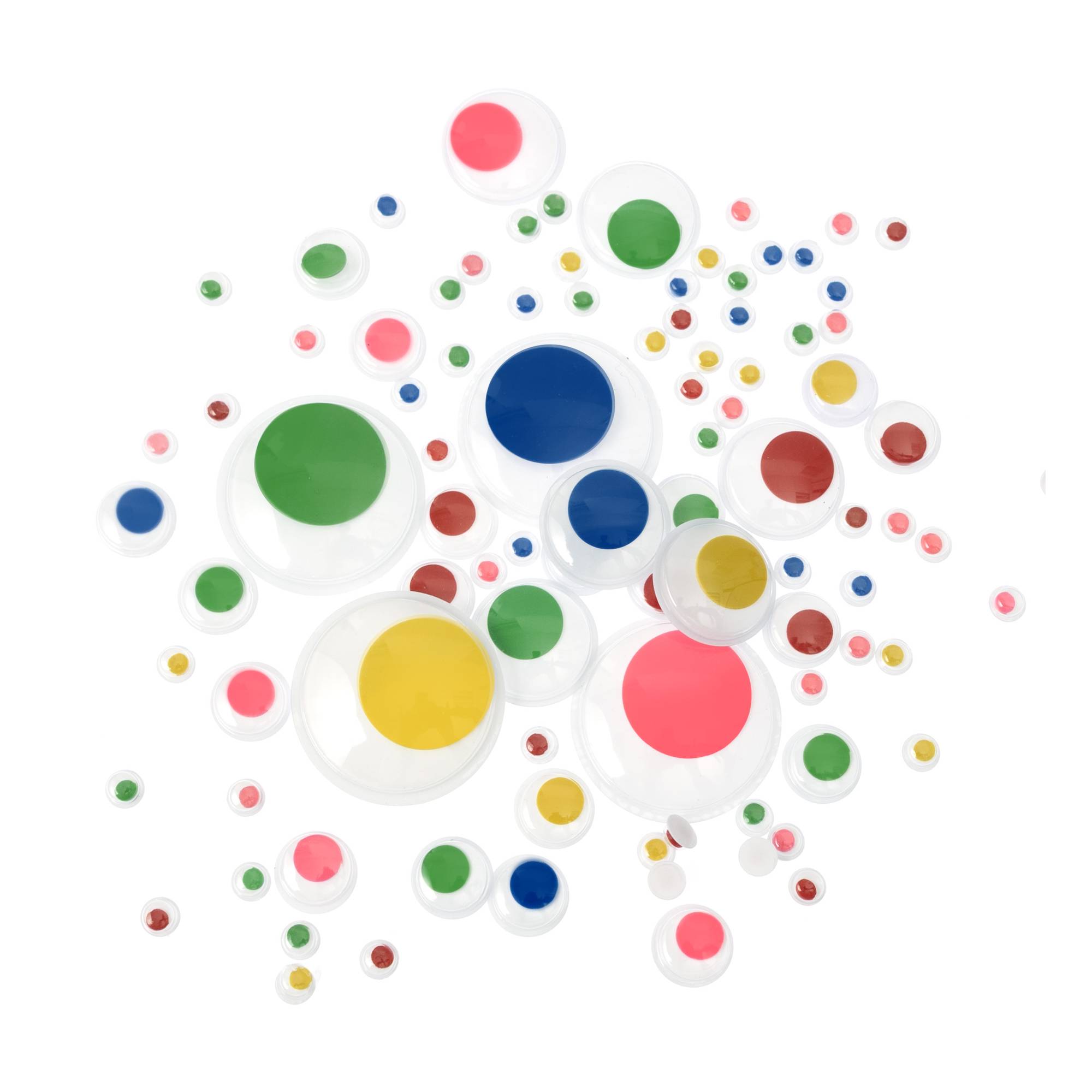 Assorted Coloured Googly Eyes 100 Pack