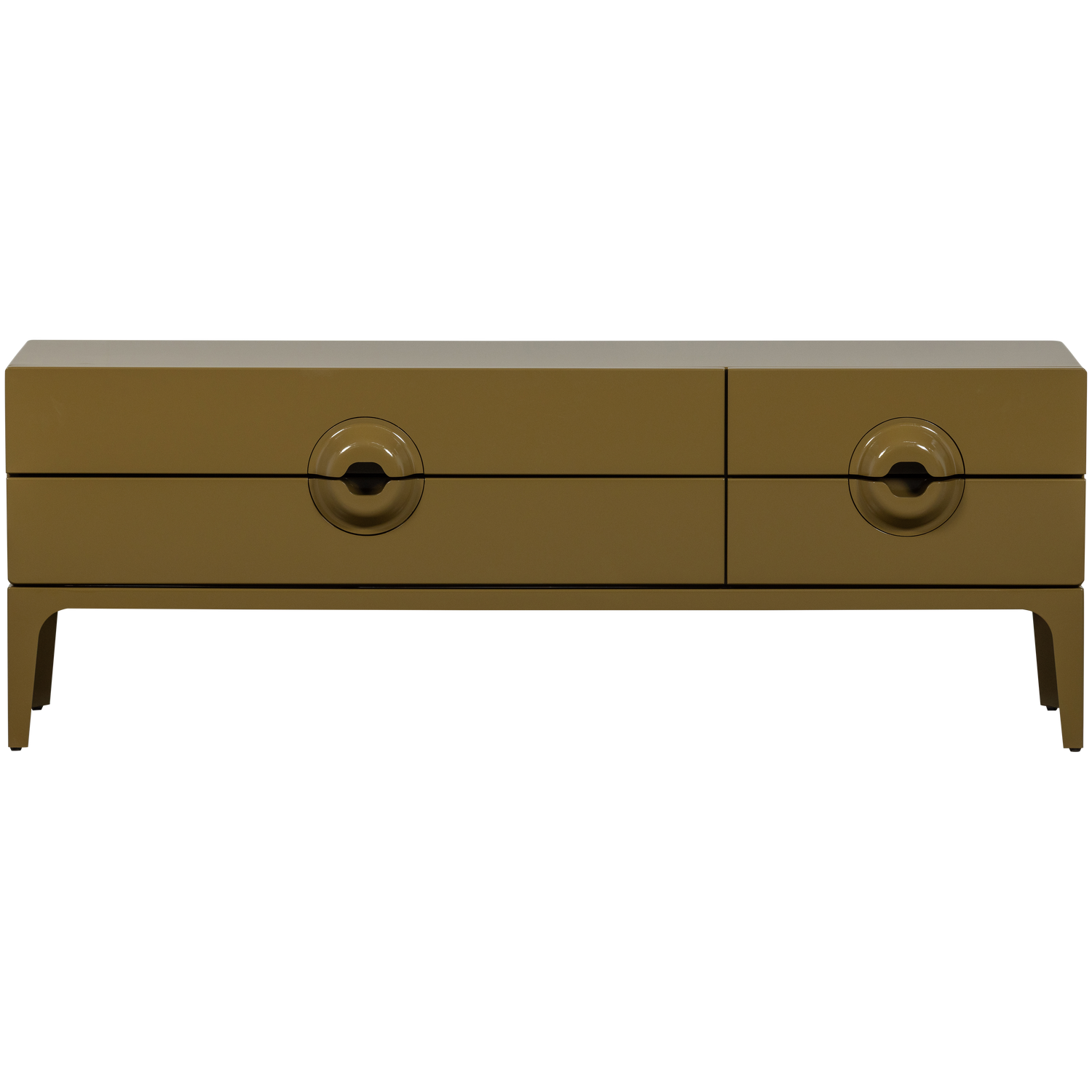 WOOOD tv meubel Merge - Eucalyptus hout - Honinggeel - 57x160x44