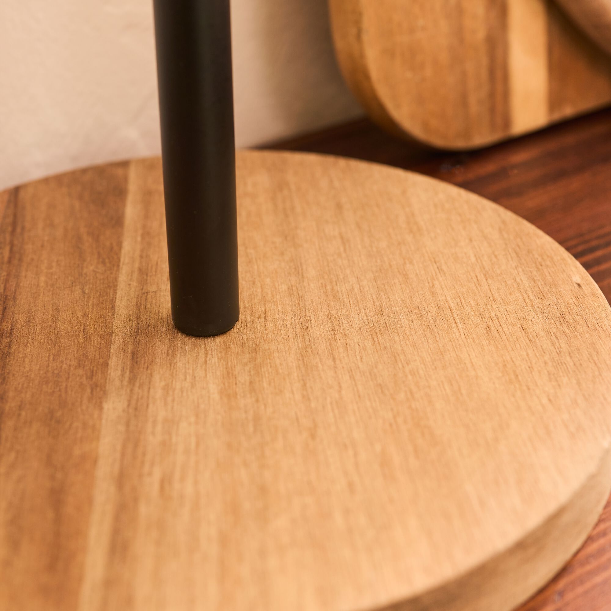 ALISO - Porte sopalin en acacia - bois foncé