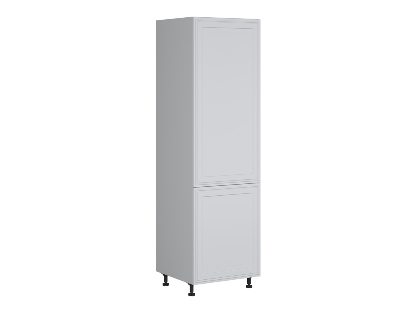 Szafka kuchenna pod zabudowę lodówki Verdi 60 cm prawa jasny szary mat