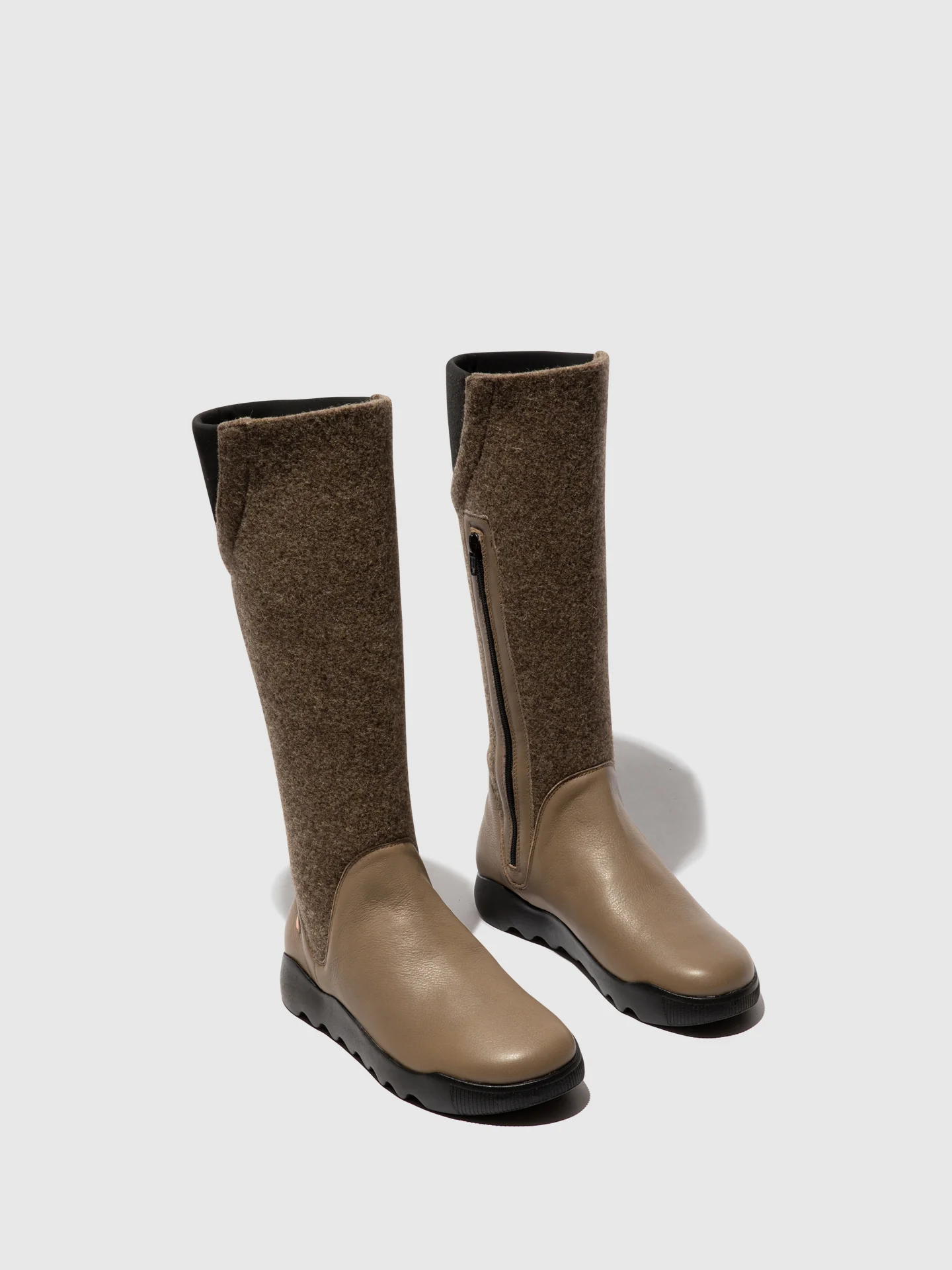 Botas com Fecho WEIL726SOF SLUDGE W/DK.TAUPE FELT