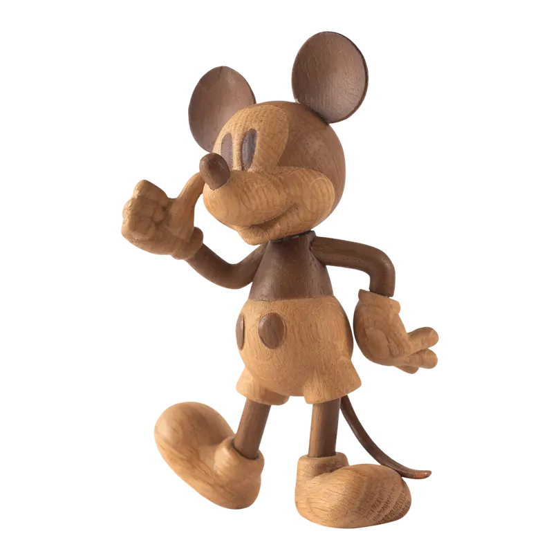 Holzfigur Mickey-Mouse