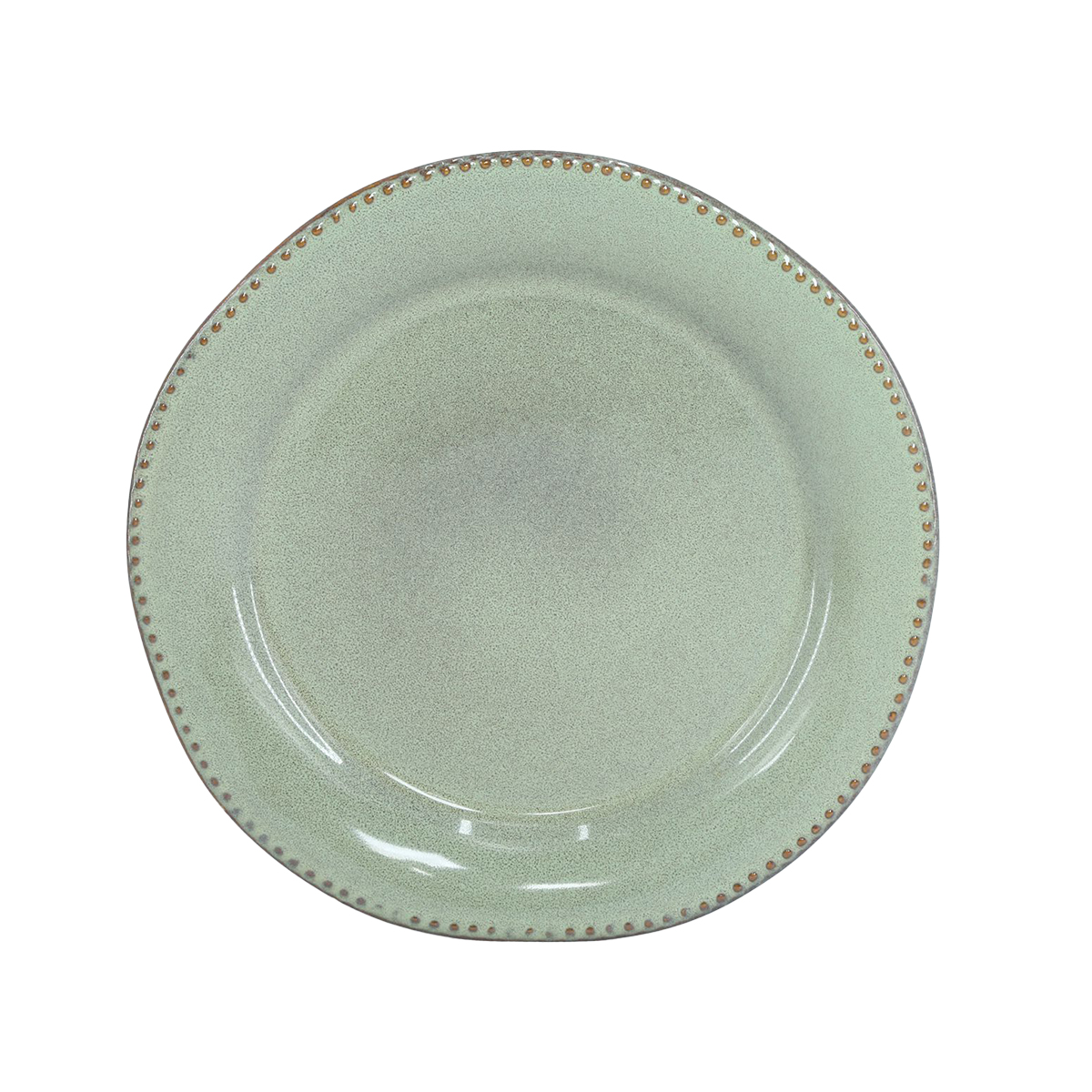 Prato raso CAPRI verde em cerâmica 27cm