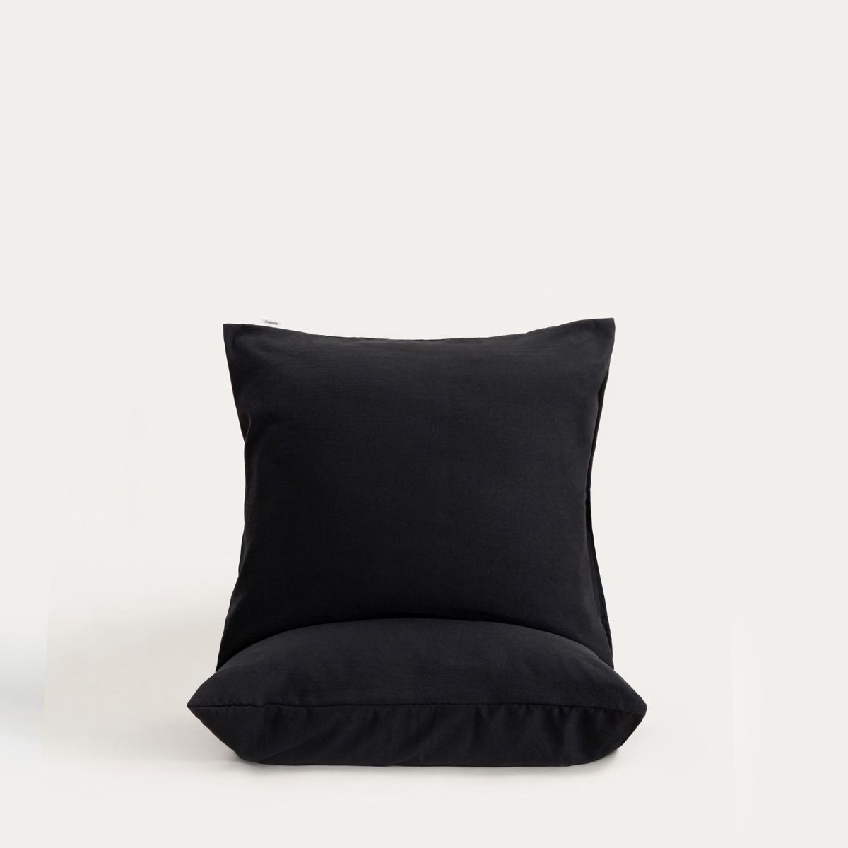 Zestaw dwóch poszewek MAISY z mikrofibry czarnych 2*40x40 cm