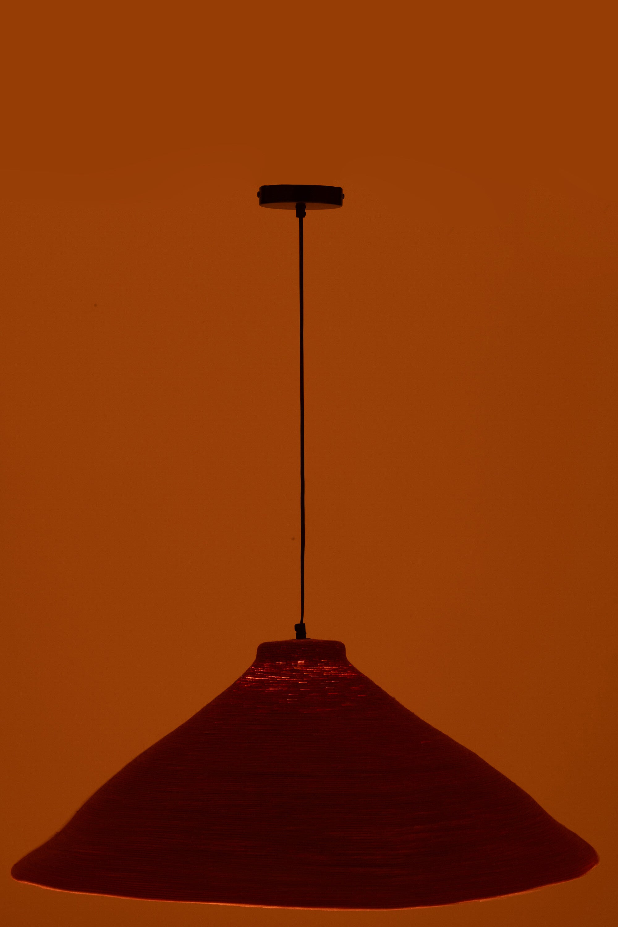 J-Line hanglamp - zeegras - terracotta