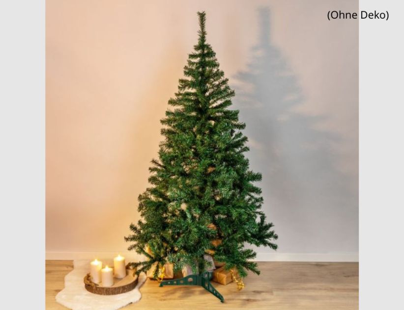 Künstlicher Weihnachtsbaum Grün 180 cm mit Kunststoffständer