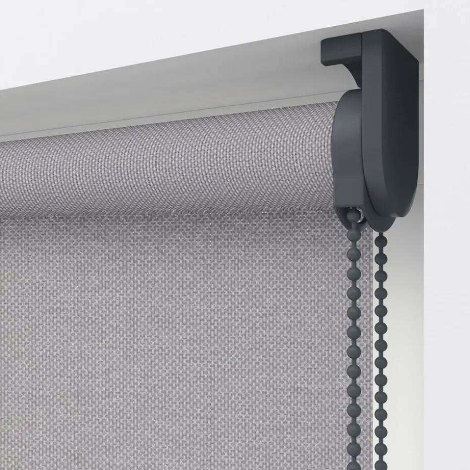 Kwantum Rolgordijnen | Fenstr Rolgordijn Livia  Transparant Grijs