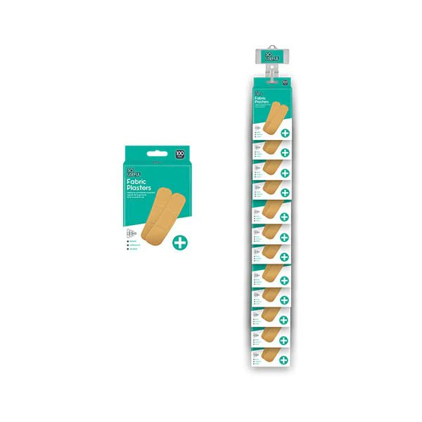So Useful Fabric Plasters 100 Pack