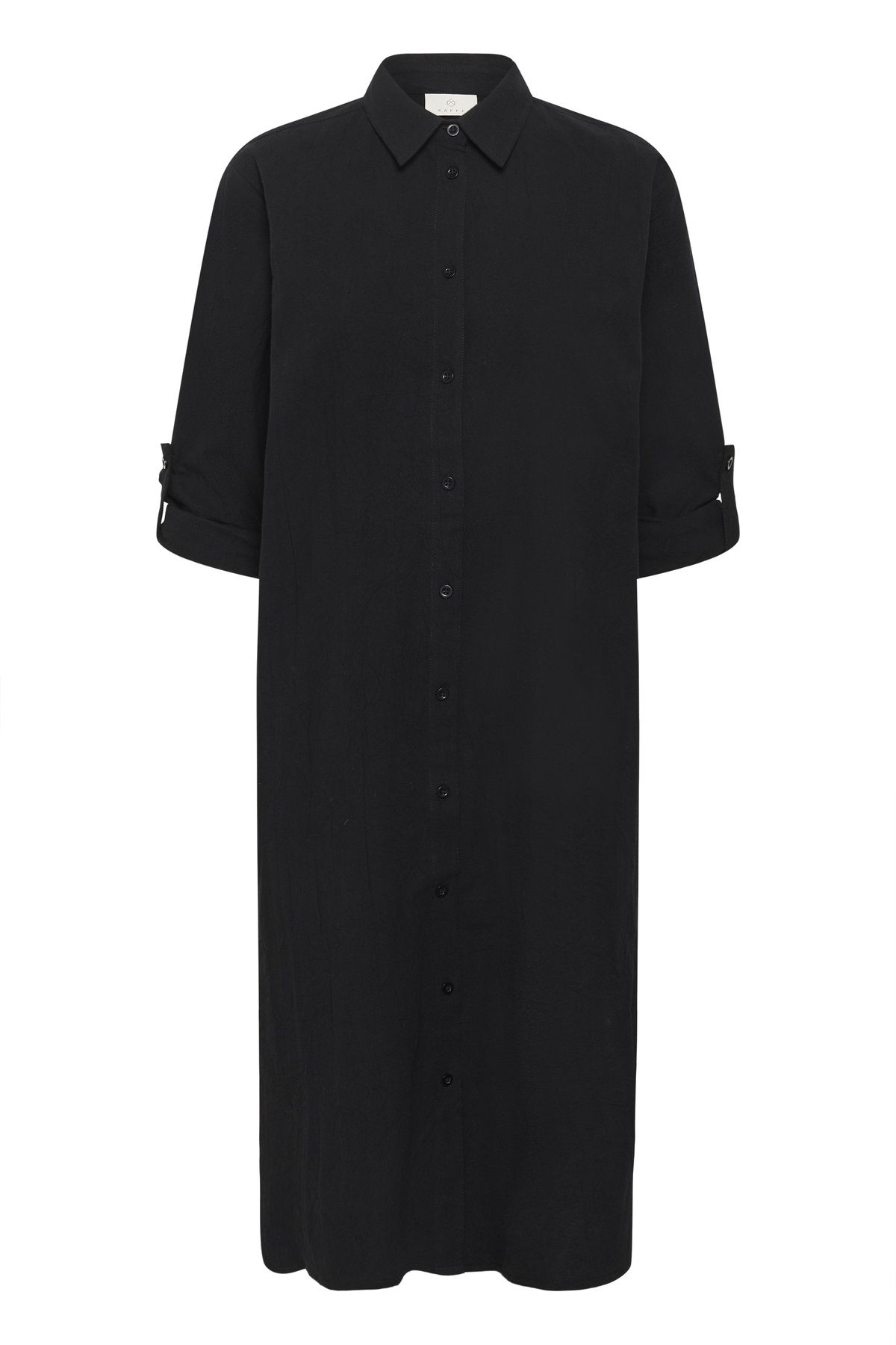 Kaffe Naya Long Sleeve Midi Shirt Dress