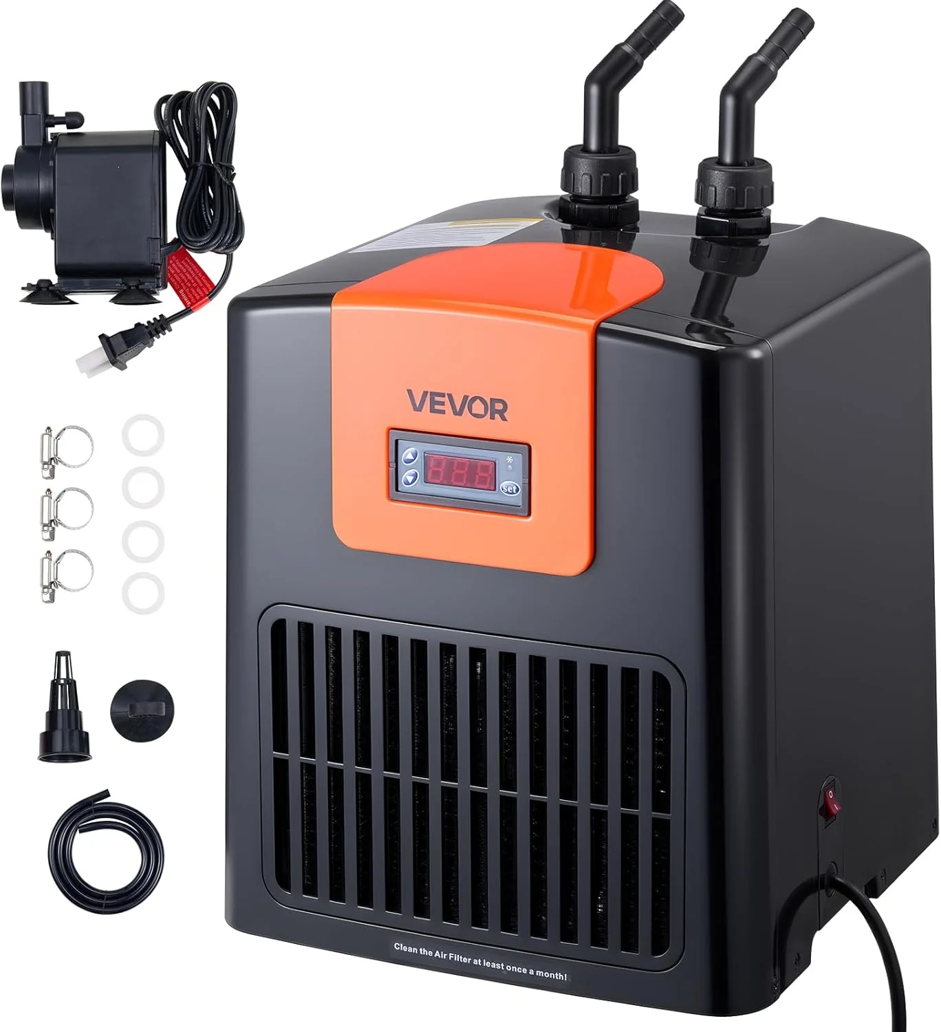 52 Gallon 1/10 HP Aquarium Chiller, Quiet Water Cooler for Fish Tank  Hydroponics