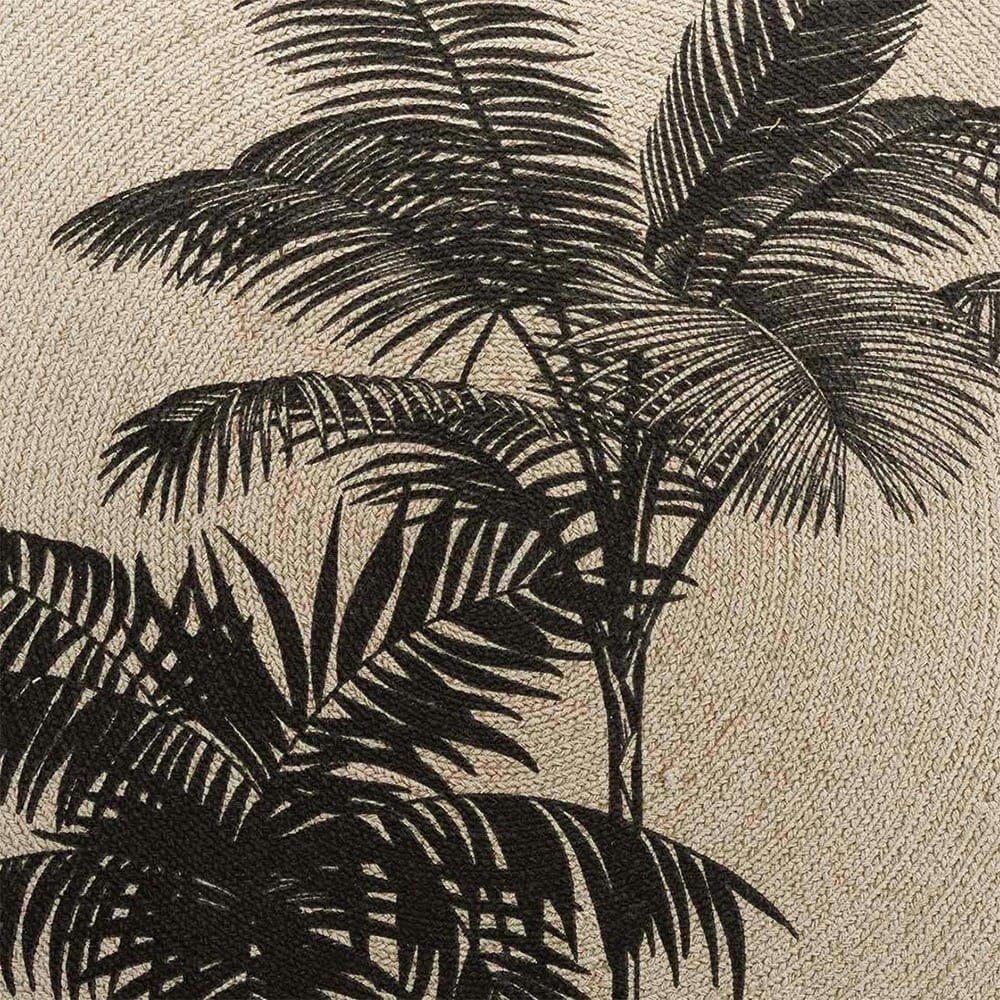 TROPIC - Tapis rond coton nature D120cm