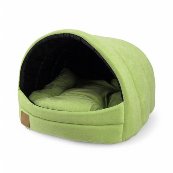 Domek dla psa kota Budka Legowisko 34x40x39cm - ZIELONA
