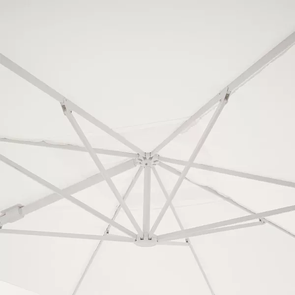 Parasol ogrodowy Vesta 400x300 Bolzano biały aluminium