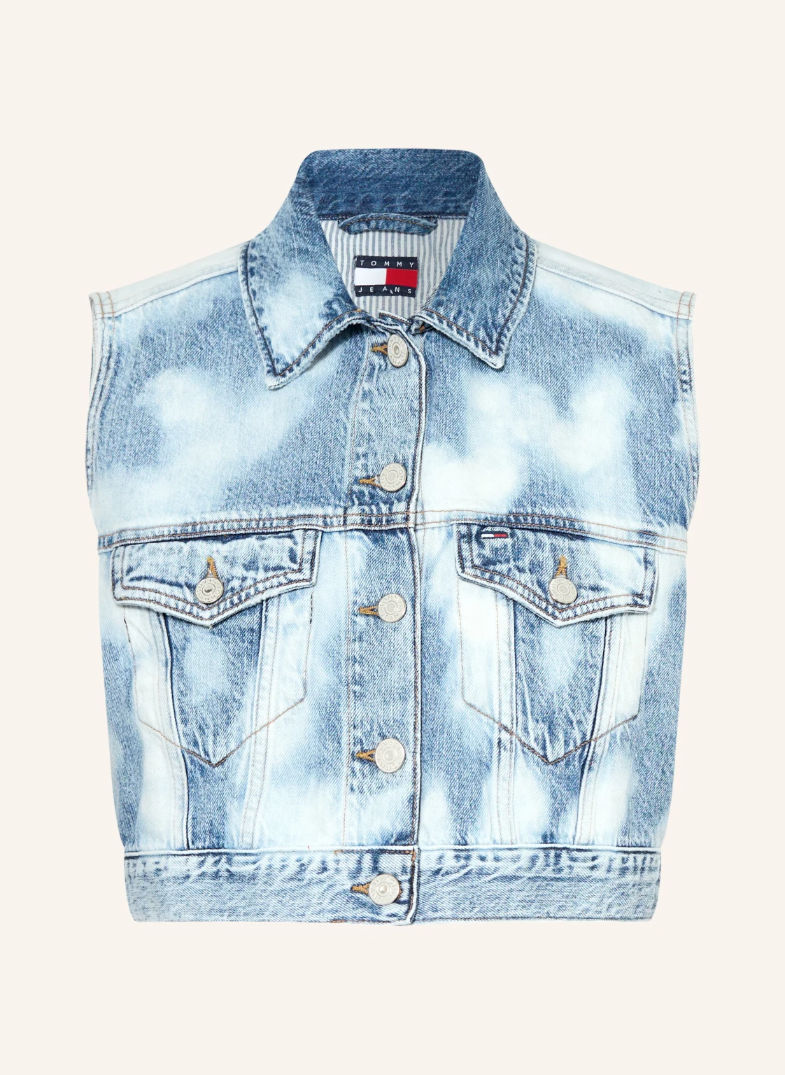 TOMMY JEANS Cropped-Jeansweste
