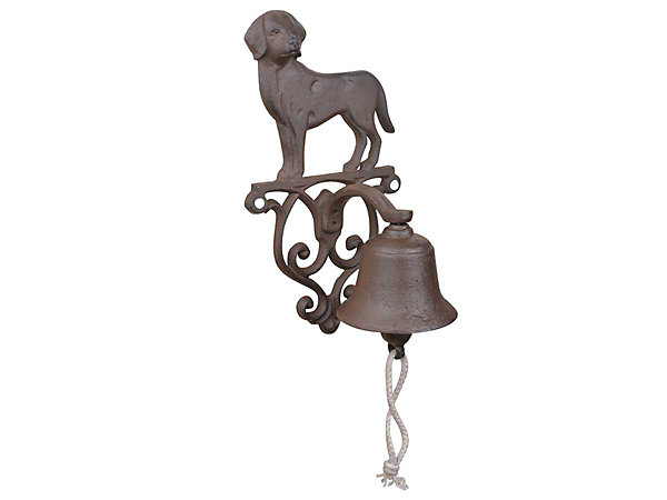 Cloche de porte en fonte Petit chien - Esschert Design