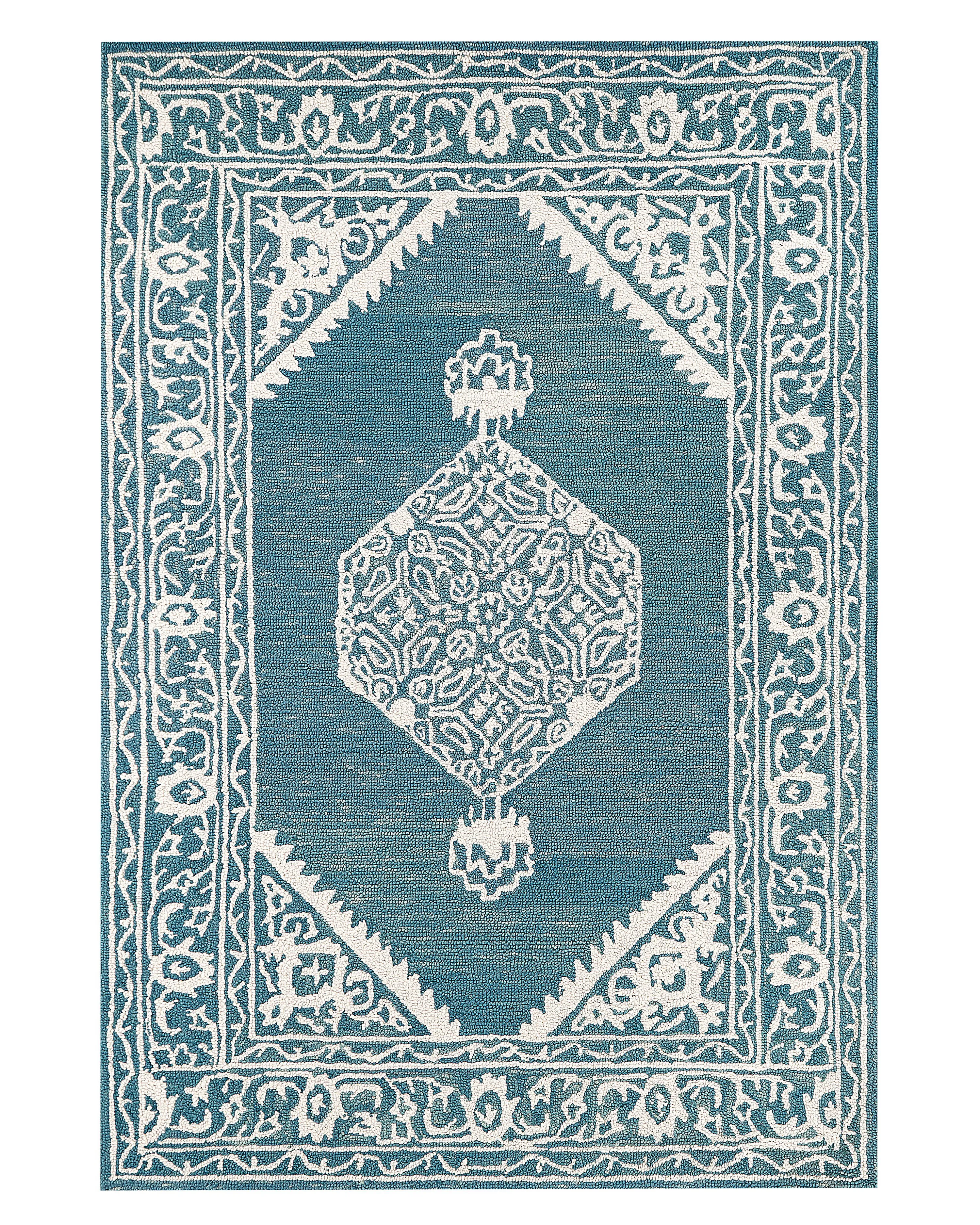 Rug GEVAS Blue 140 x 200 cm Wool