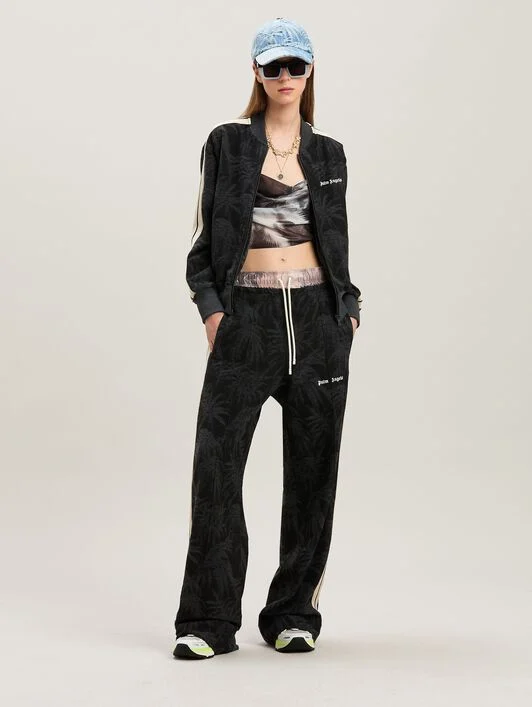 Jacquared Palms Track Jacket