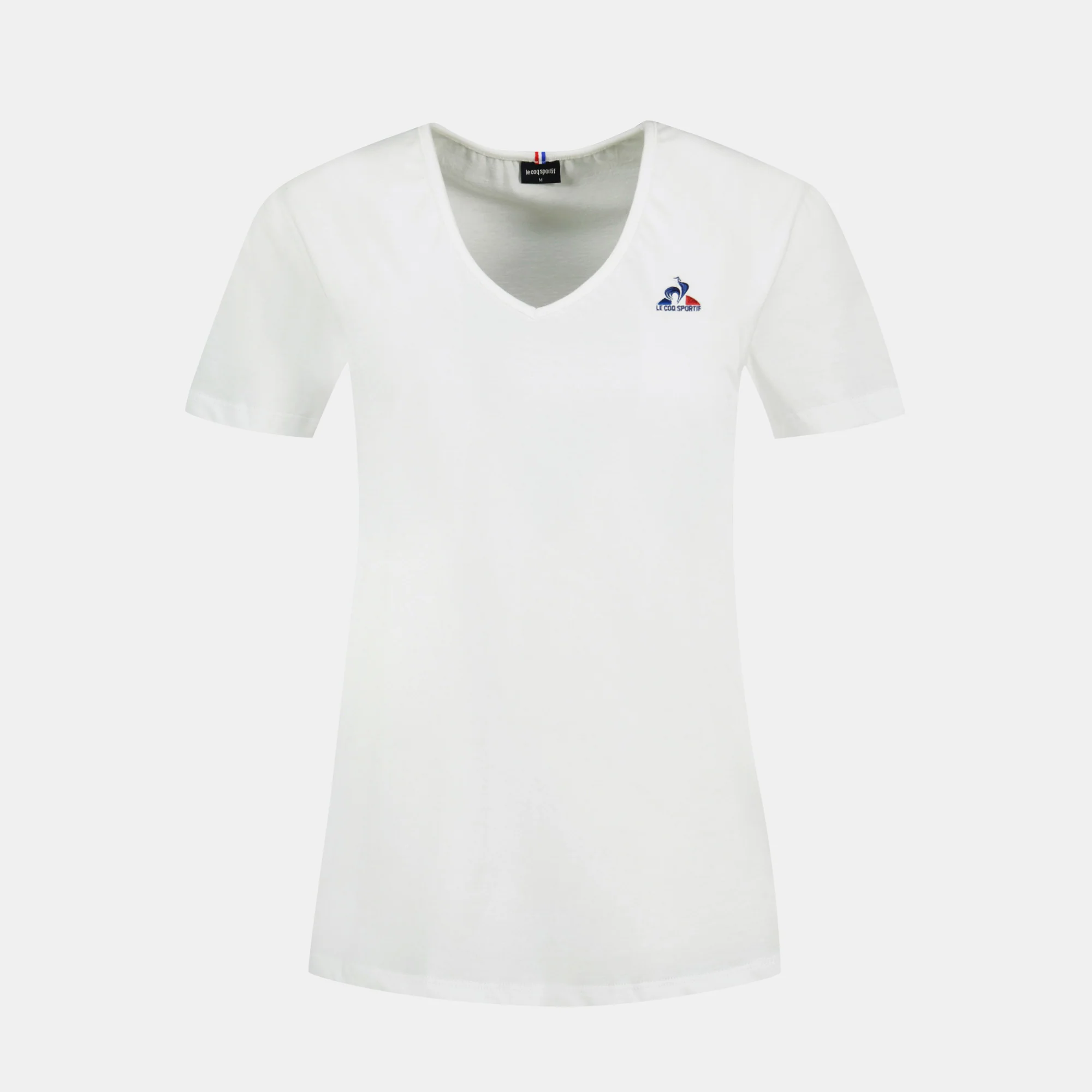 T-shirt Essentiel col v en jersey de coton