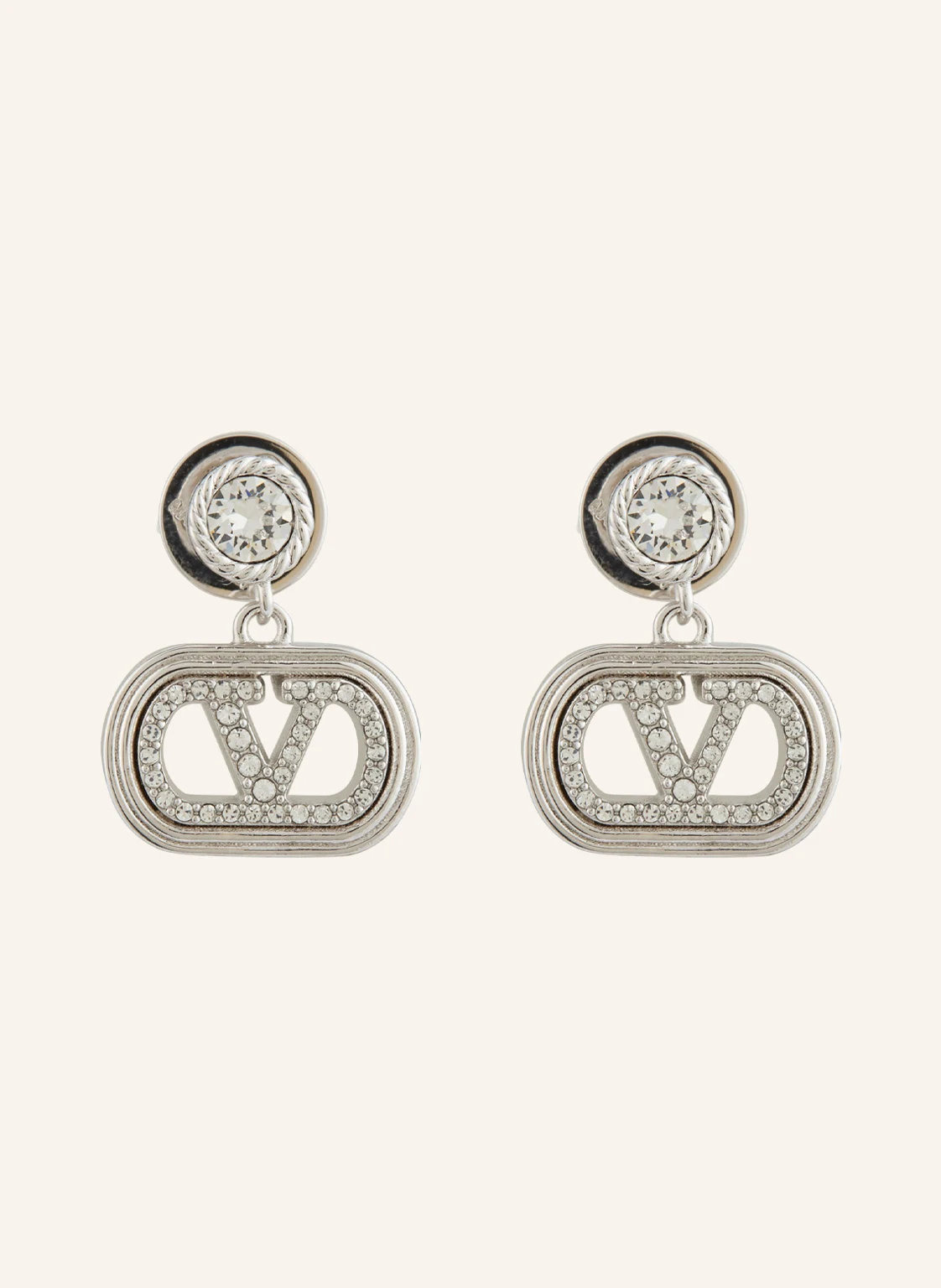 VALENTINO GARAVANI Ohrhänger VLOGO mit Swarovski Kristallen