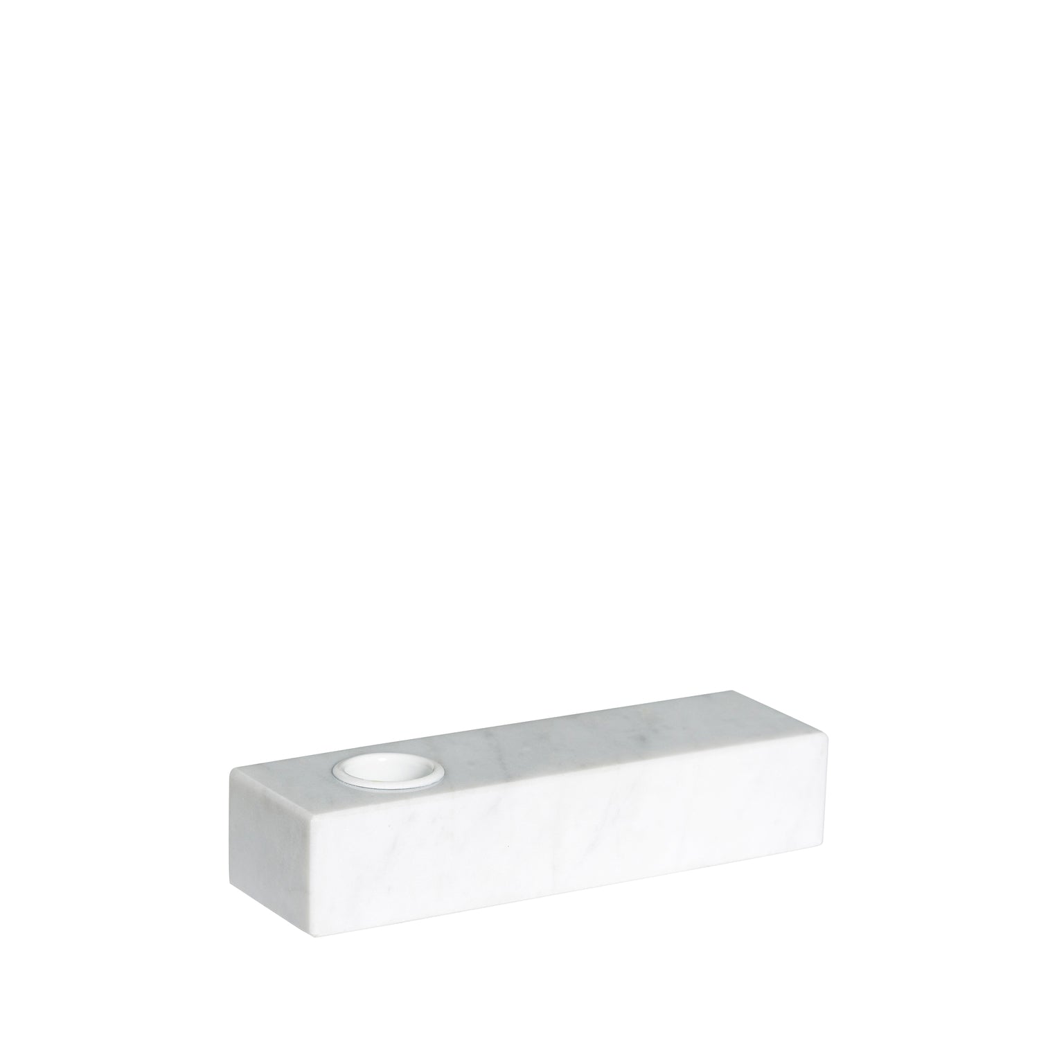 Hübsch kandelaar Brick - marmer - 15x5xh3cm