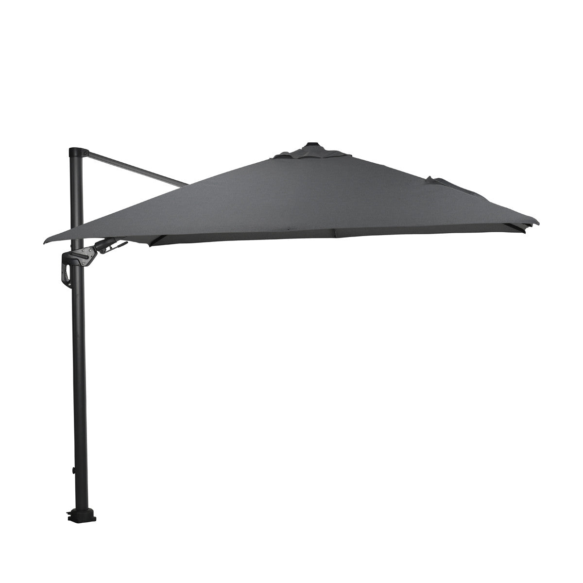 Garden Impressions zweefparasol Hawaii Deluxe donker grijs doek - 300x300 cm