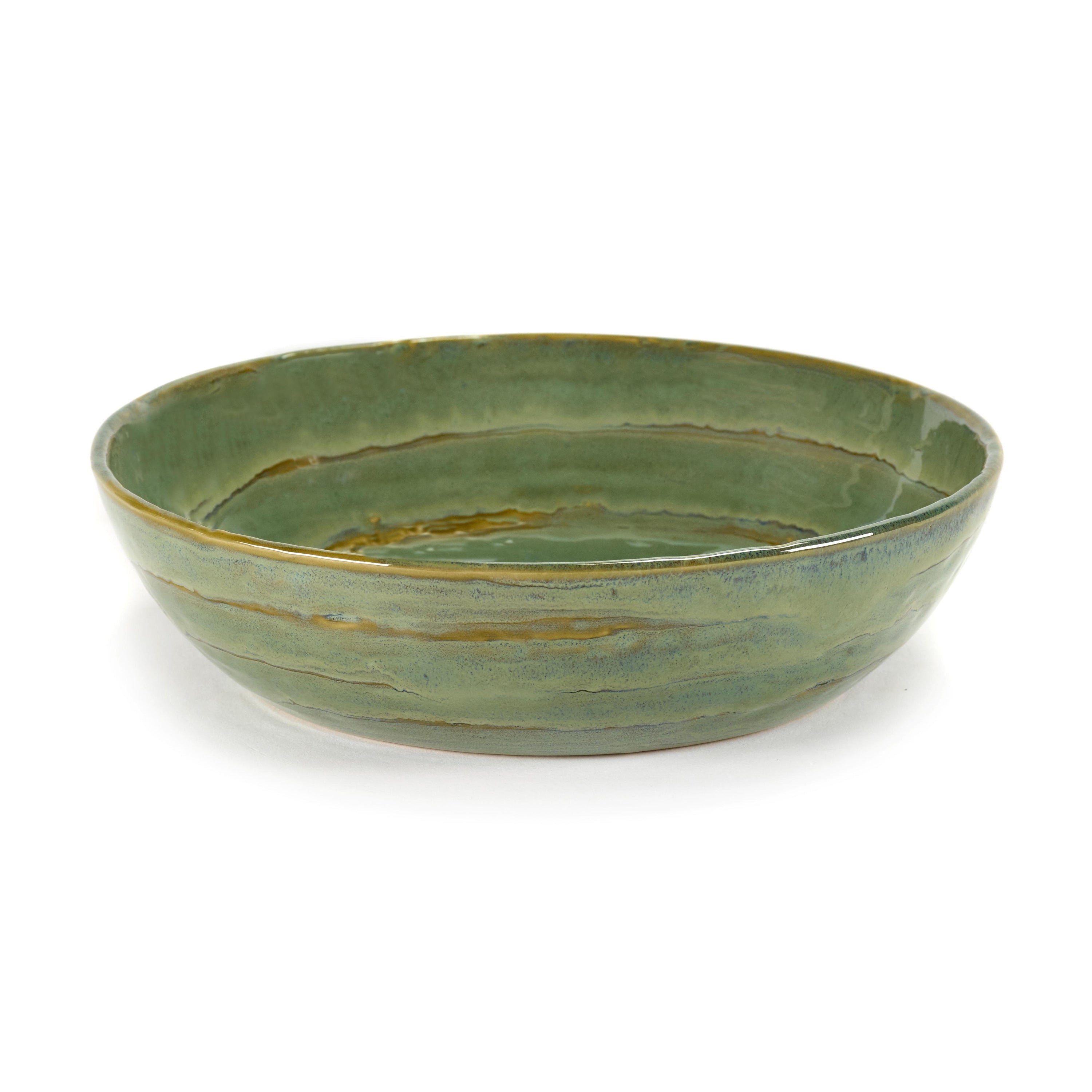 SERAX - Pascale Naessens - Pure Saladeschaal Ø 20 cm - Zeegroen - Set