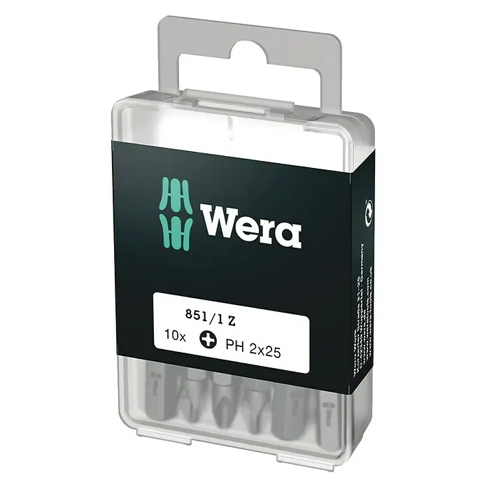 BITSSETT WERA PH2 10STK