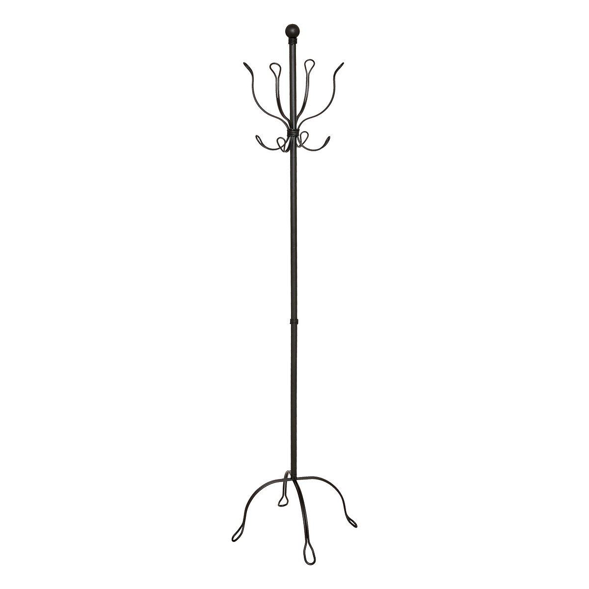 Cabide REMO preto em metal 170cm