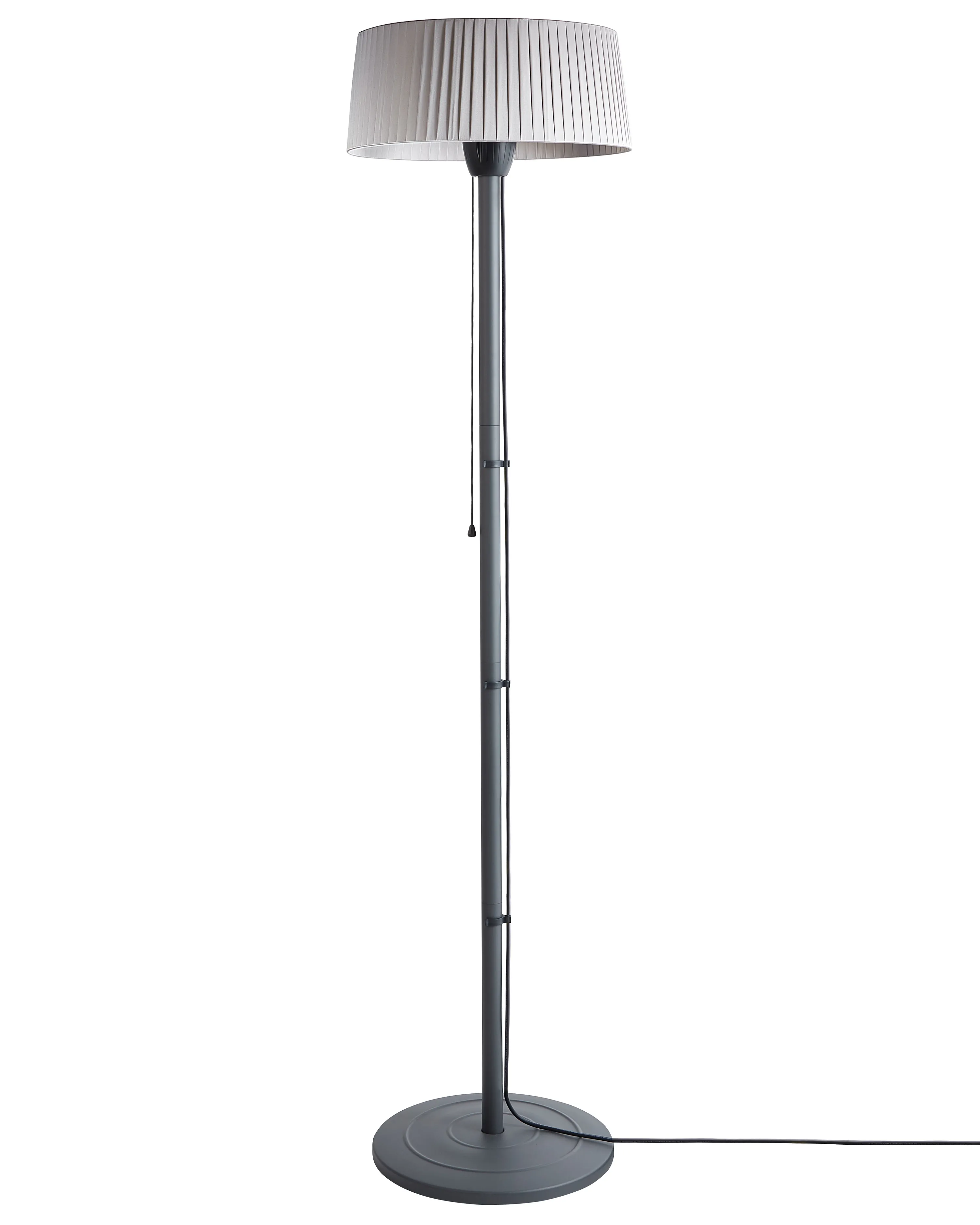 Freestanding Infrared Patio Heater VARAZZE 1500 W Grey