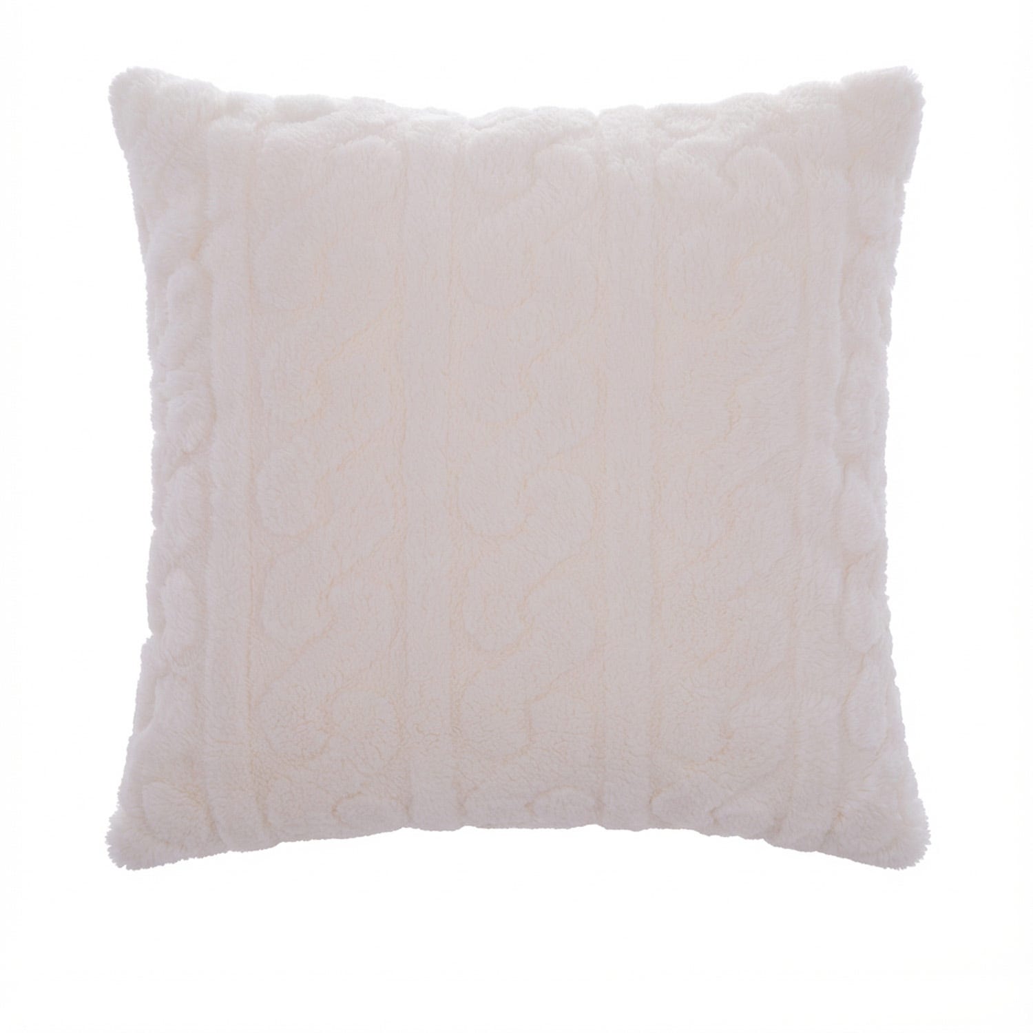 Cuscino arredo latte jaquard sherpa 45x45 cm