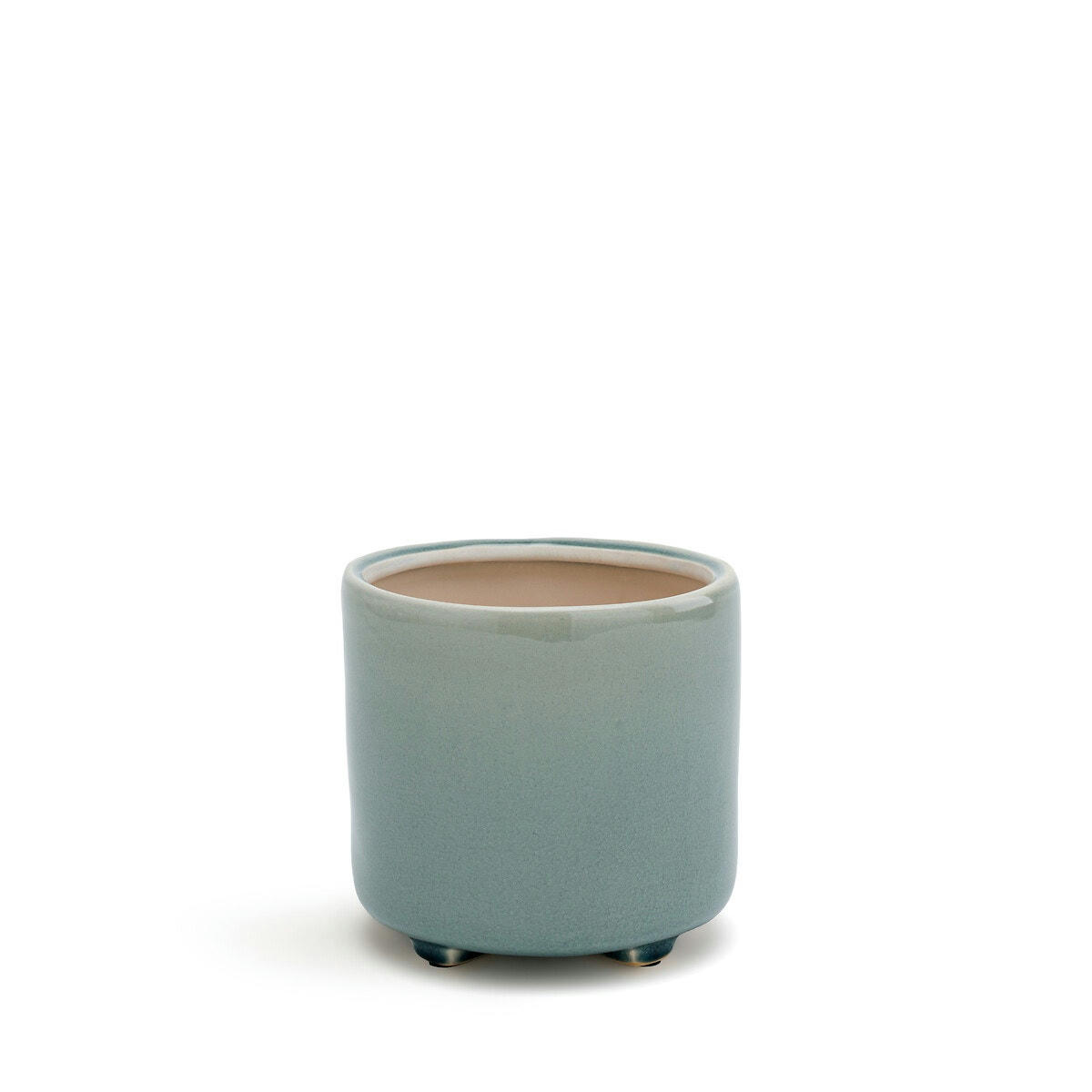 Cache-pot en céramique émaillée Ø14,5 cm, Makipo