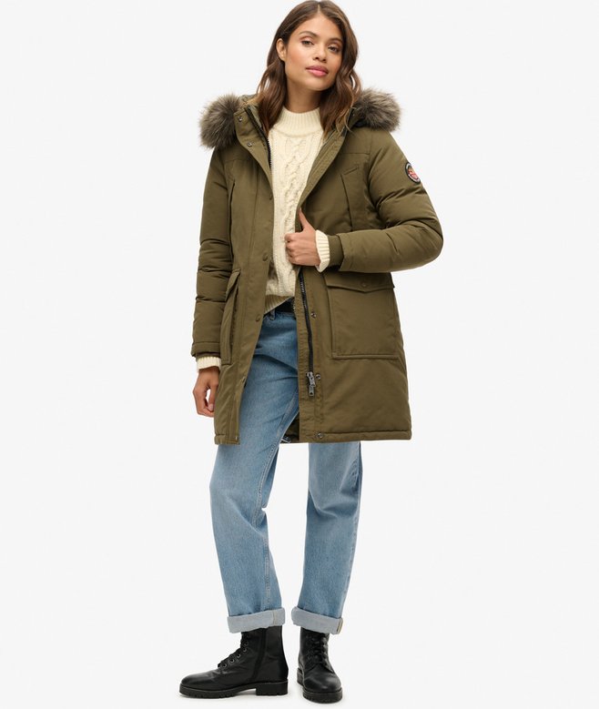 Everest Faux Fur Parka Coat